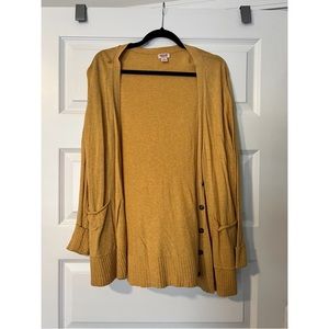 Lightweight Mustard yellow Cardigan from Target
